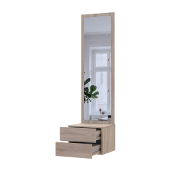 Sideboard with mirror Sola Oak Sonoma chipboard / mirror 45x40x168.6 (44900345)